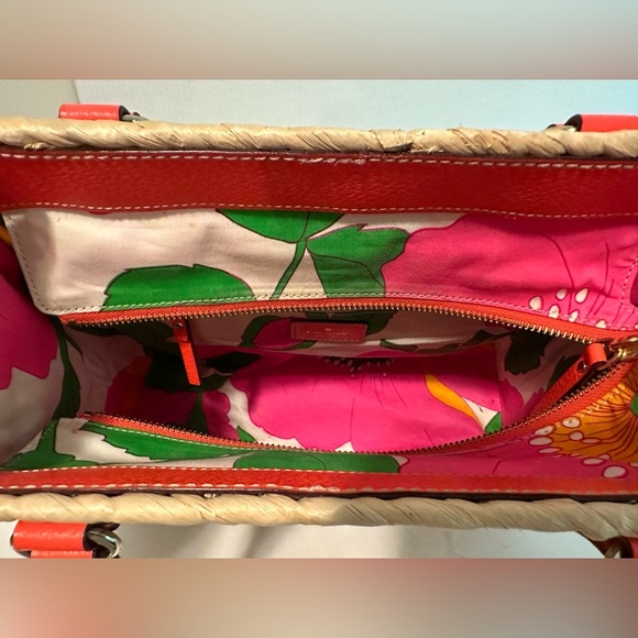 Kate Spade New York Wicker Bucket Bag | Straw Bag | Straw Bucket Bag | Tote Bag - Picture 15 of 16